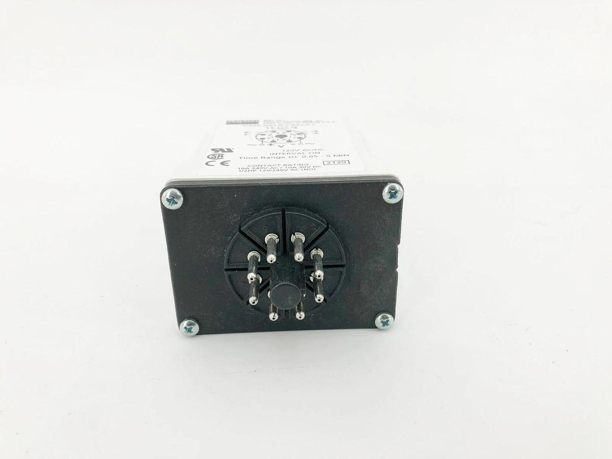 New Dayton EGC9 Time Delay Relay 120VAC/DC 0.05-5 min.