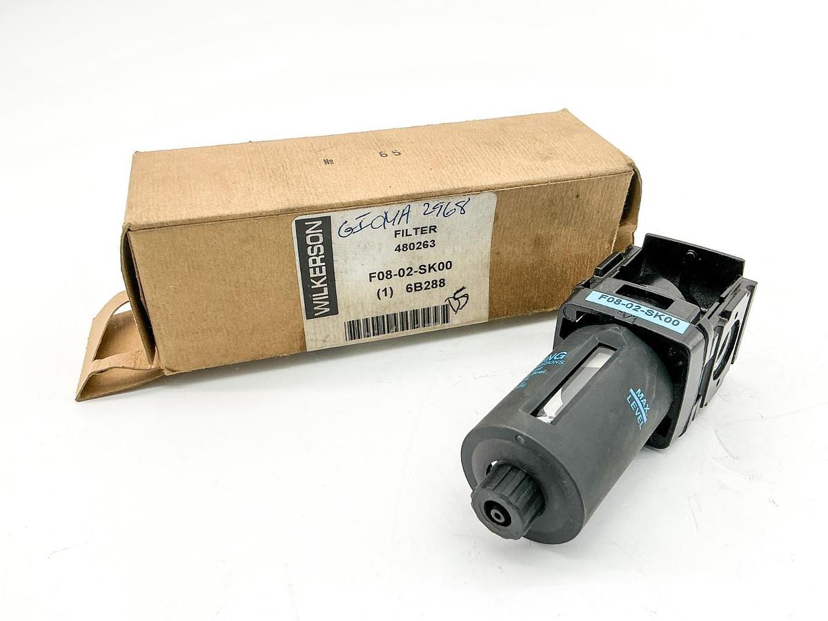 New Wilkerson F08-02-SK00 Pneumatic Filter 150PSIG 10.2Bar