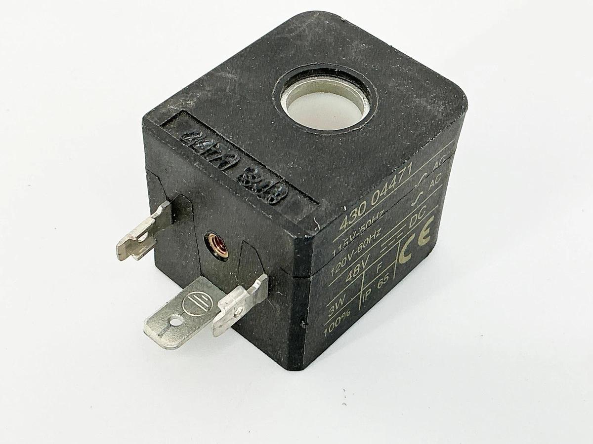 New Asco 430-04471 Coil 115/120VAC 50/60Hz 3W 48VDC 43004471 - No Box