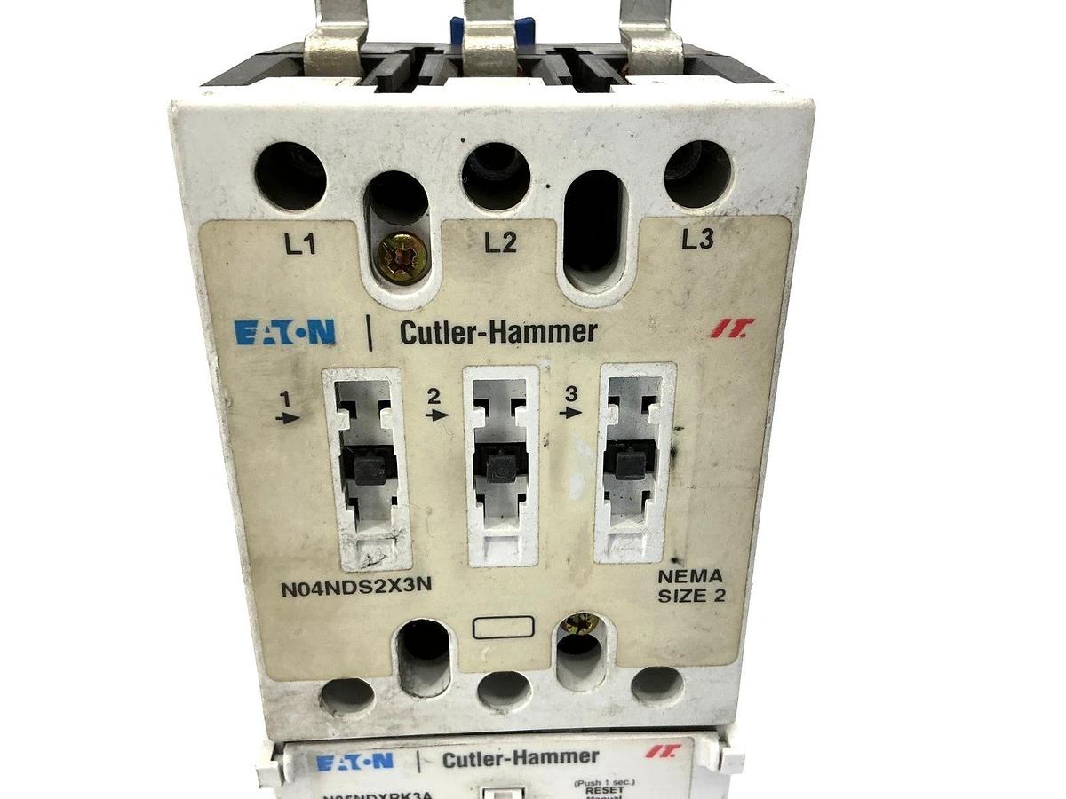 Used Eaton Cutler-Hammer N101DS2K3A Starter 3P 45A N04NDS2X3N N05NDXRK3A