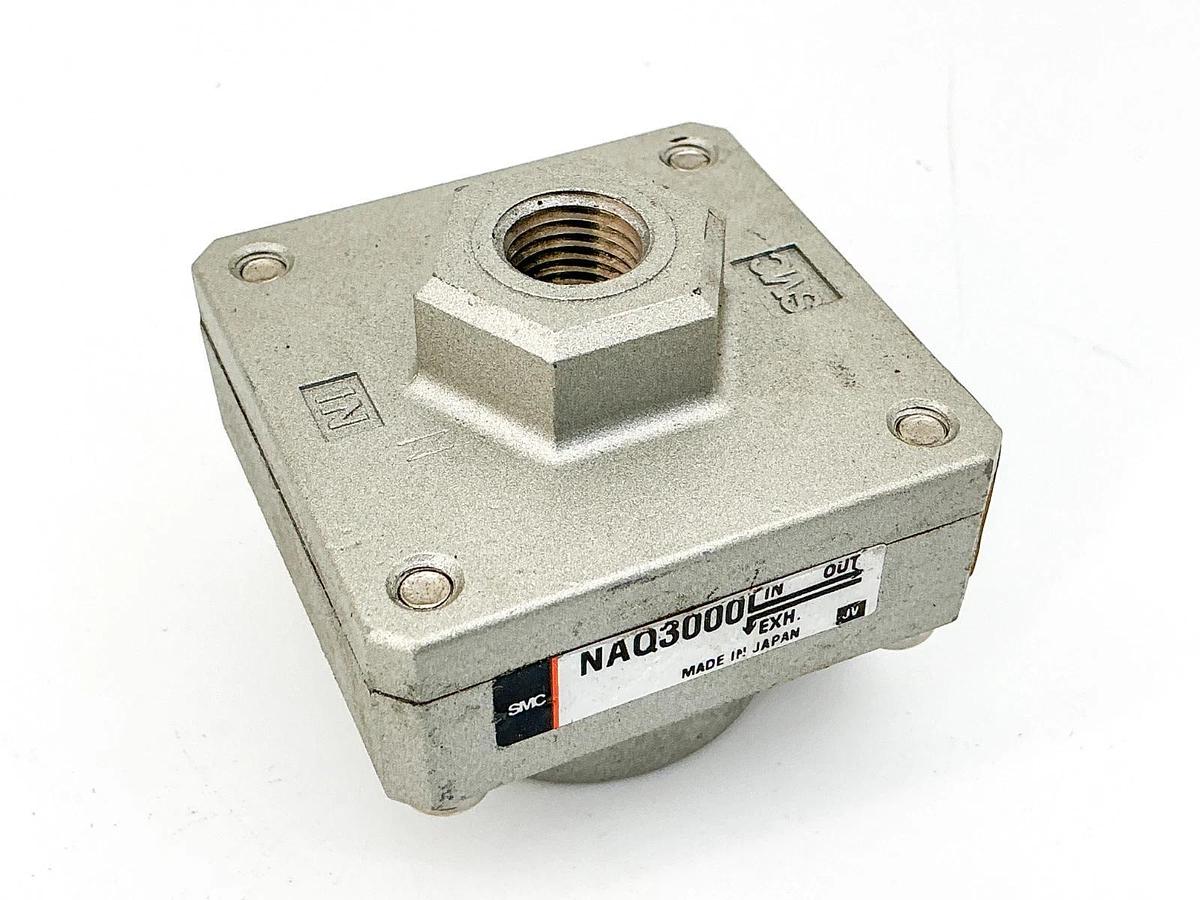 New SMC NAQ3000-N02 Quick Exhaust Valve 1/4" - No Box