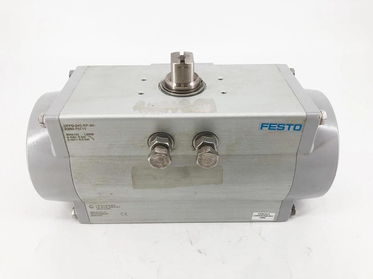New Festo DFPD-240-RP-90-RS60-F0710 Semi-Rotary Drive 8 bar 8048138 - No Box