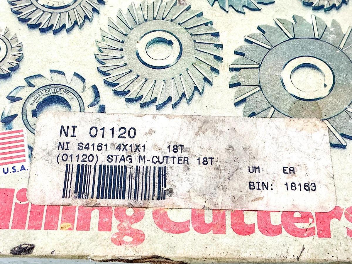 New Niagara Cutter 4X13/16X1 Staggered Tooth Side Mill Cutter 18T NI 01120