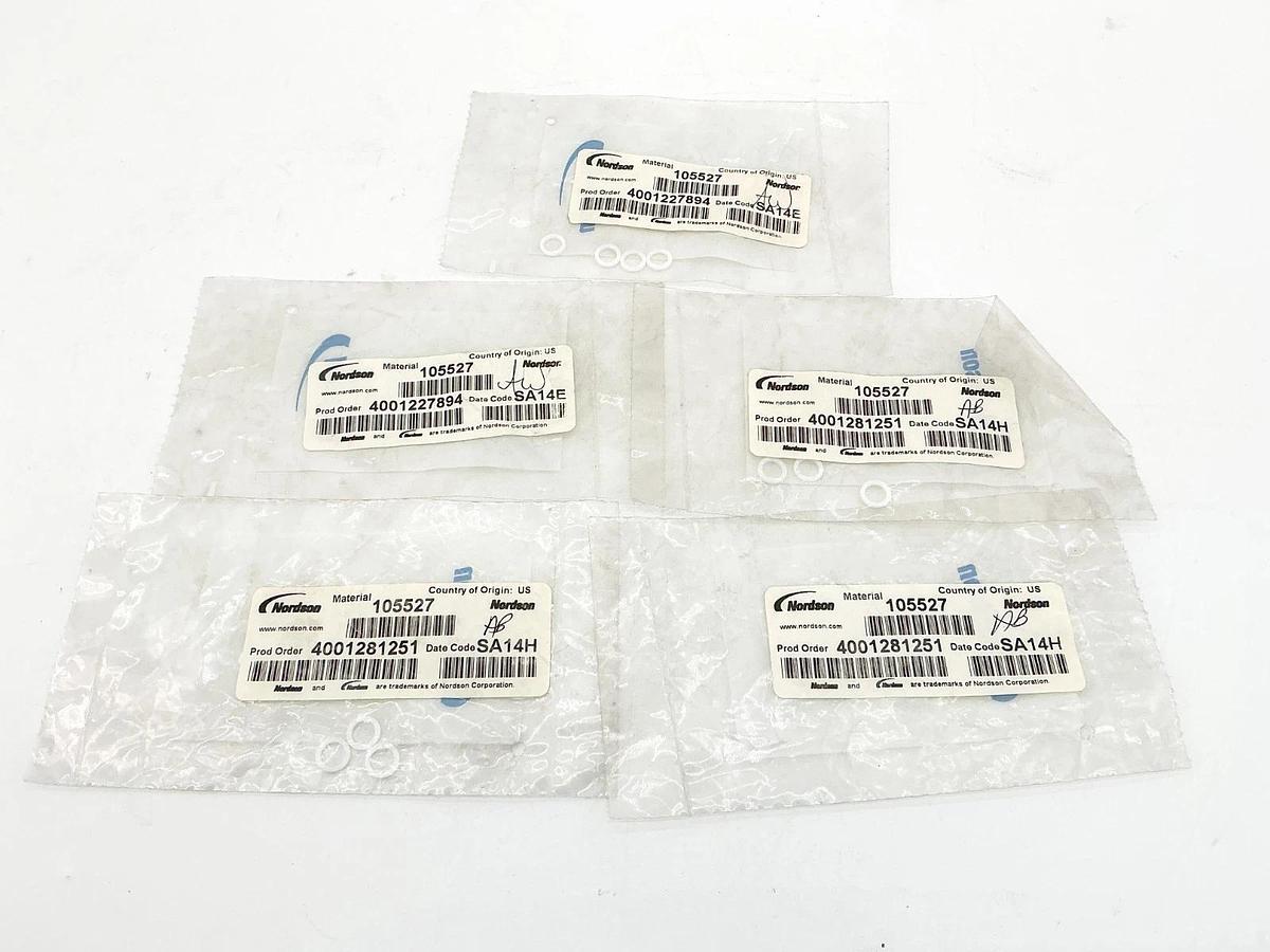 New Lot of 5 Nordson 105527 Washers