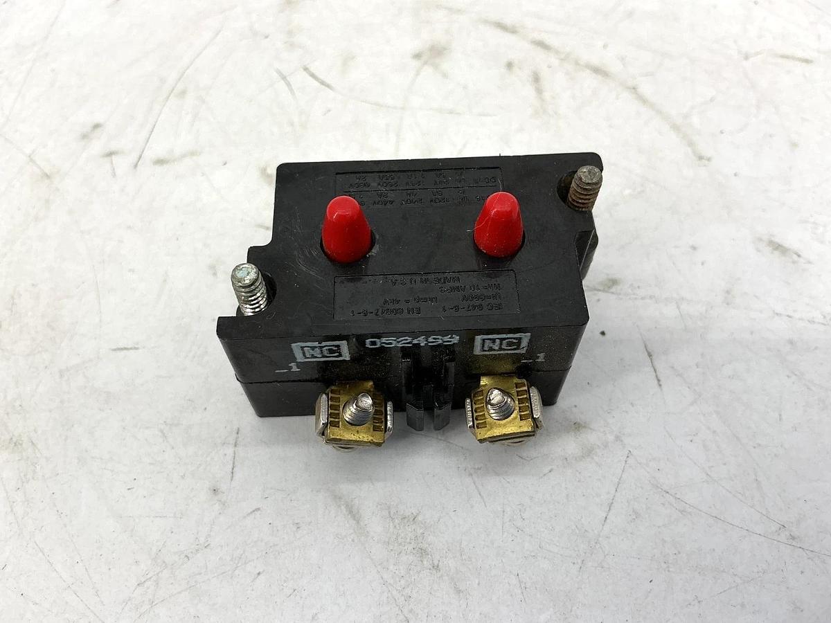 Lot of 2 New Cutler-Hammer 10250T3 Ser C1 Contact Block 2NC 10A 690V 10250T