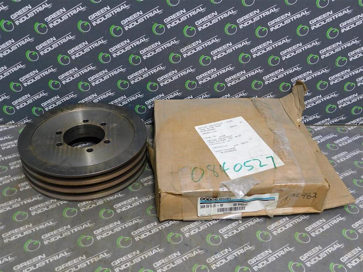 New Dodge 455254 Type C1 Web Sheave 2-3/4" Bore 2-Groove 2-5V9.75-SK
