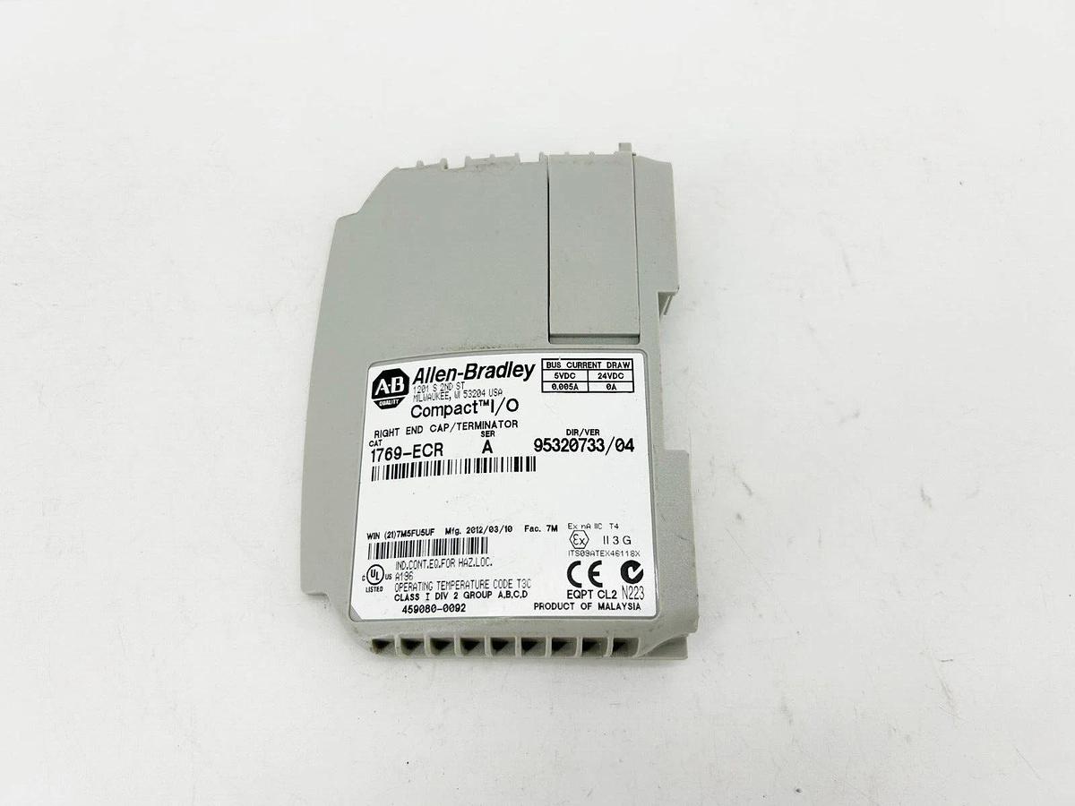 New Allen Bradley 1769-ECR Ser. A Compact I/O Right End Cap Terminator