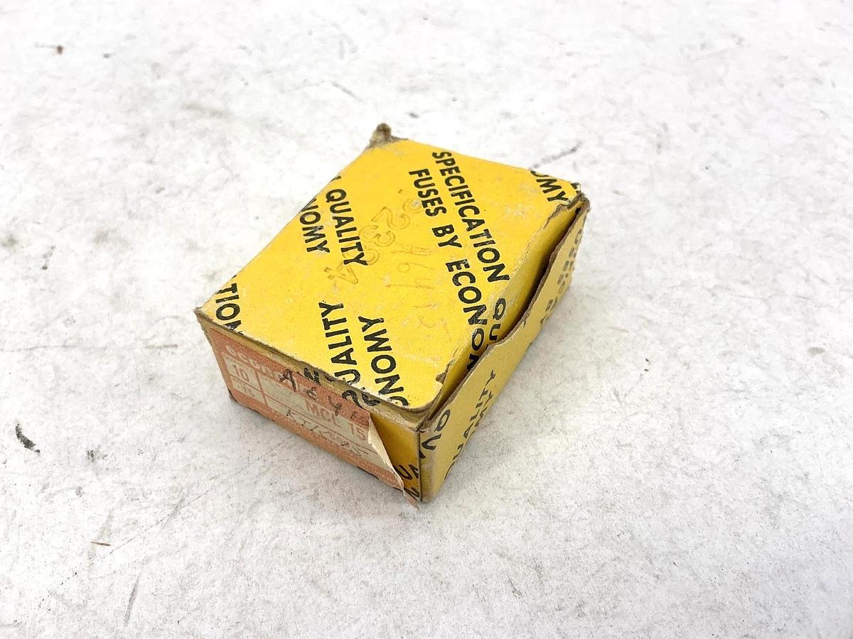 New Econolim MCL-15 Fuse 15A 600V Box of 10 MCL15