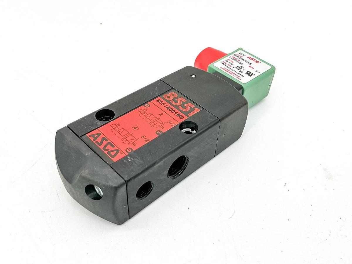 New Asco SC8551A001MS Solenoid Valve 120V 30-150PSI 2.5W