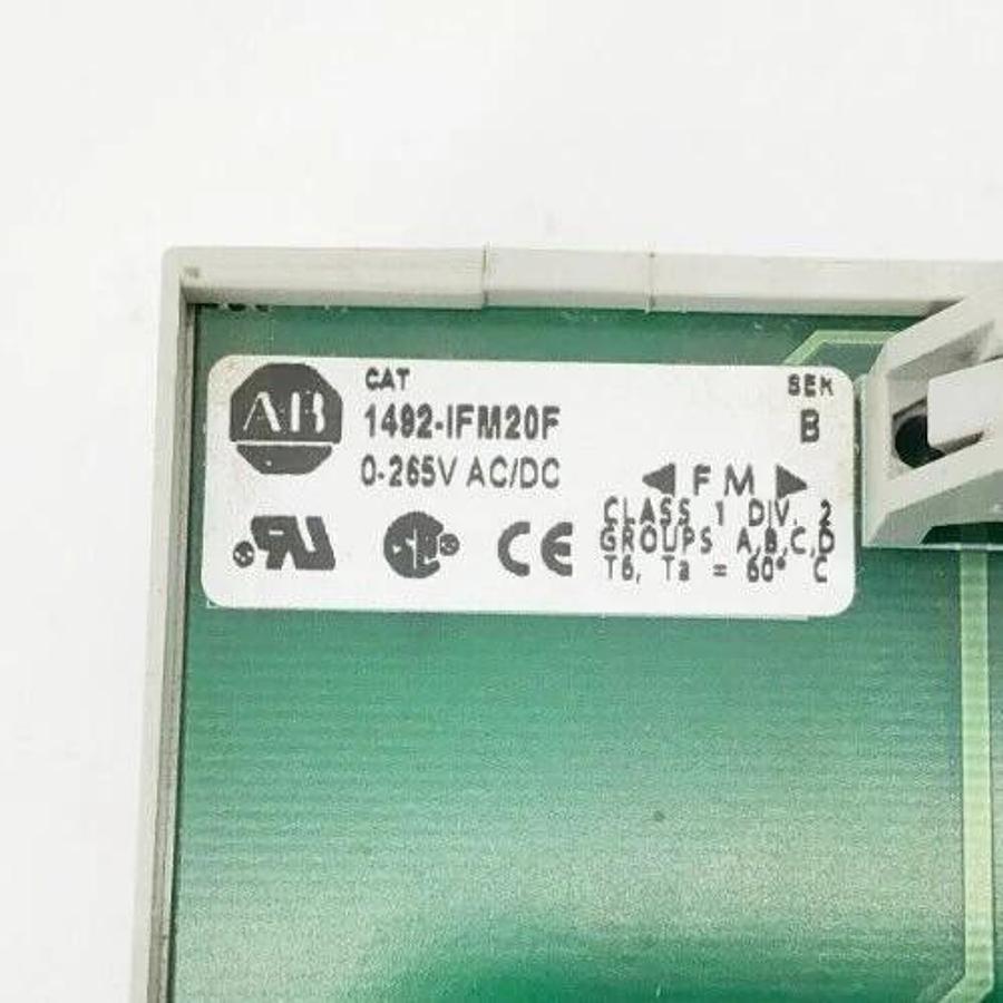 New AB Allen-Bradley 1492-IFM20F Ser. B Interface Module 0-265VAC/DC