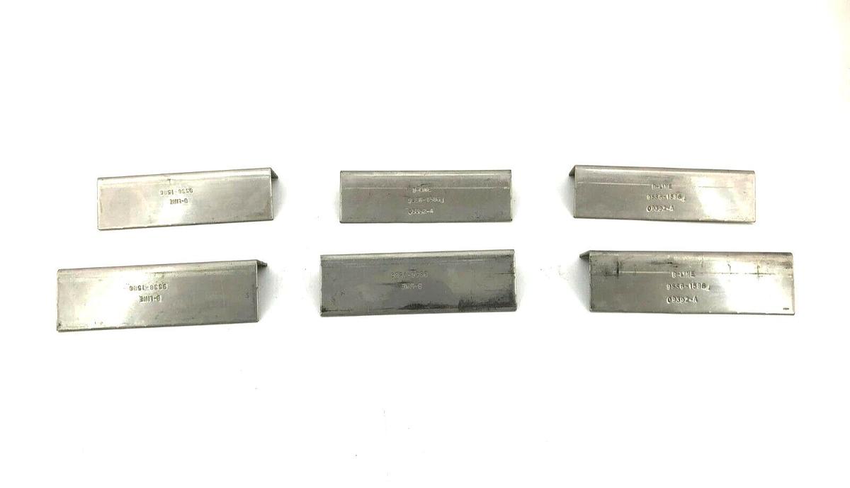 Lot of 6 New Eaton B-Line 9SS6-1586 Blind End Plates 6" Width Stainless Steel