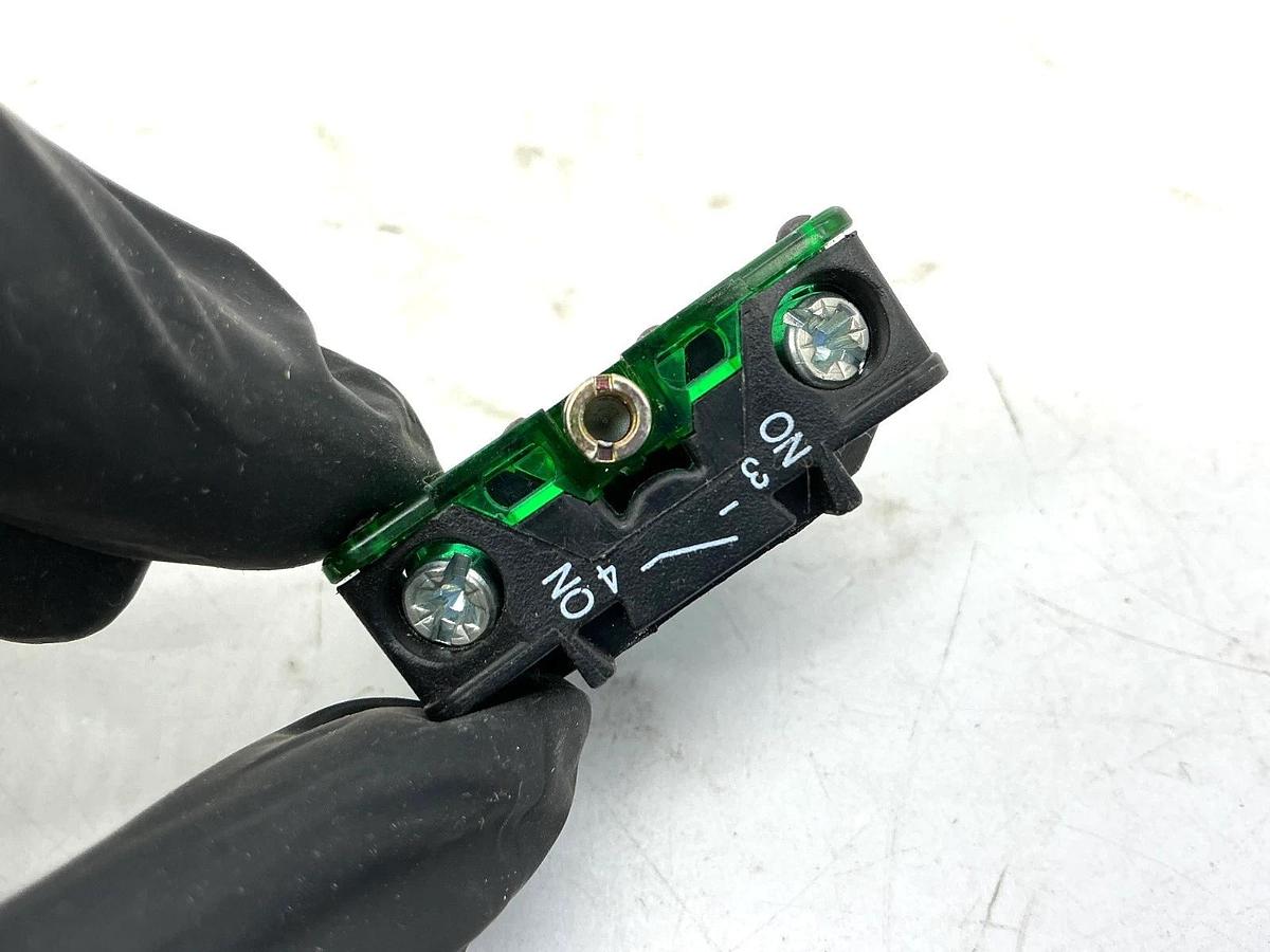 Lot of 3 New Allen Bradley 800E-2X10 Ser A Contact Cartridge Green 1NO 10A 600V