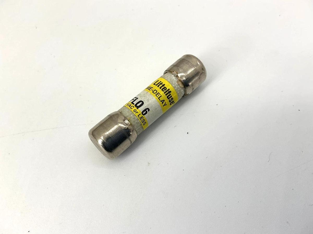 Lot of 3 New Littelfuse FLQ-6 Time-Delay Fuse 6A 500VAC FLQ6