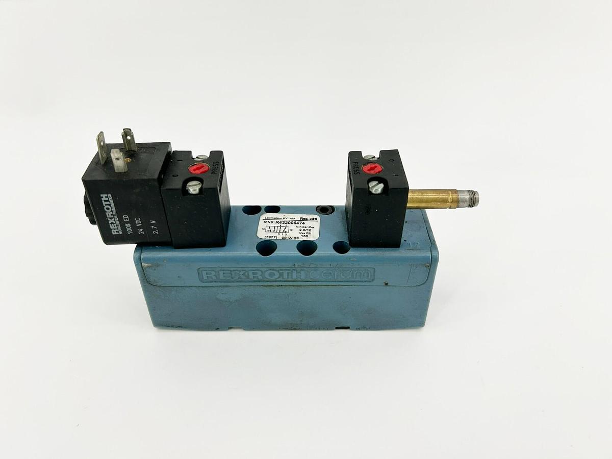 Used Rexroth R432006474 Ceram Control Valve 150 psi