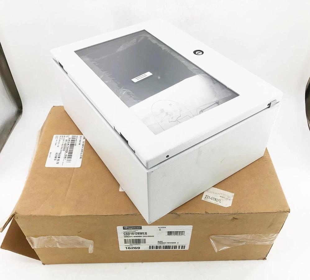 New Hoffman CSD16126WLG Concept Window Enclosure 16 x 12 x 6 16269