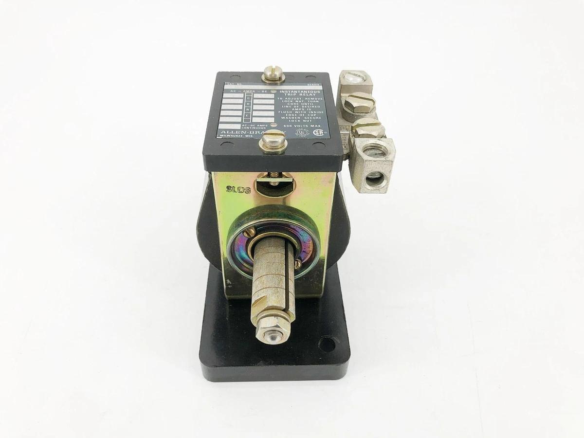 New Allen-Bradley 809-A07E Ser. A Instantaneous Trip Relay 600VAC/DC 16A