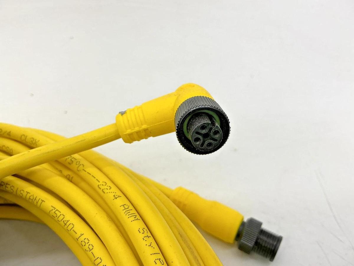 New Allen Bradley 889D-R4ACDM-15 Ser B QD Cordset 4-Pin Right Angle