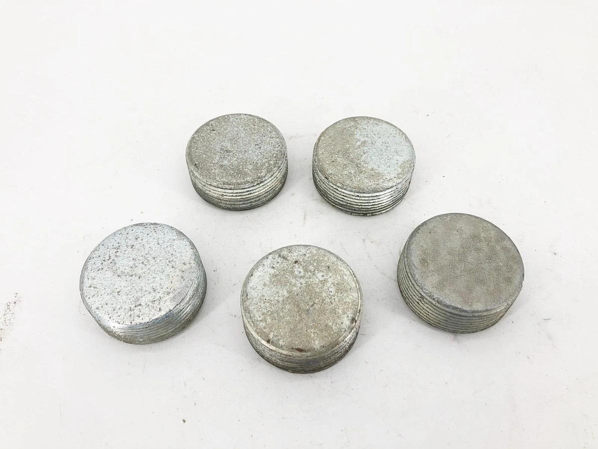 Used Lot of 5 Eaton Crouse Hinds PLG5 Recessed Pipe Plugs 1-1/2"