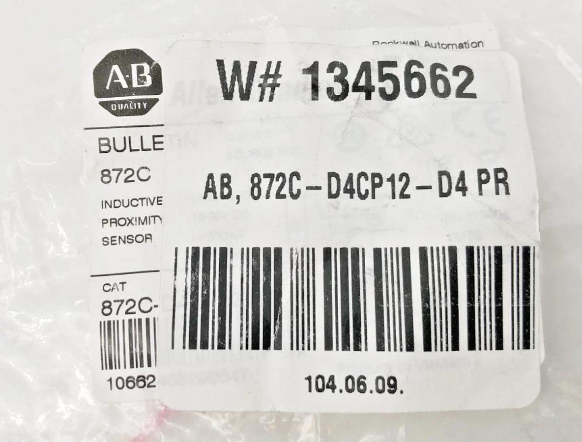 New Allen Bradley 872C-D4CP12-D4 Ser. E Inductive Proximity Switch 10-30VDC