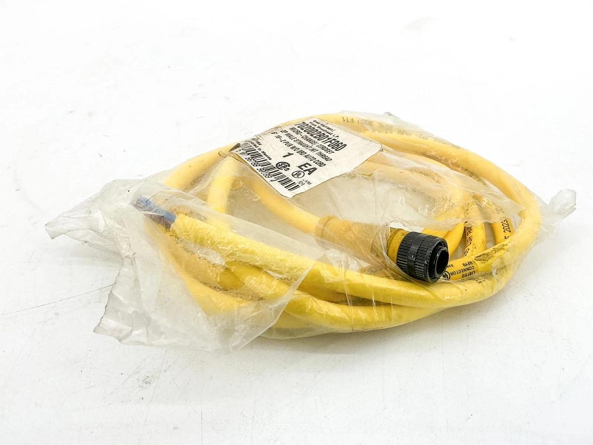 New Brad Harrison 702002B01F060 Cordset Micro-Change 2P Male 6' 18-2