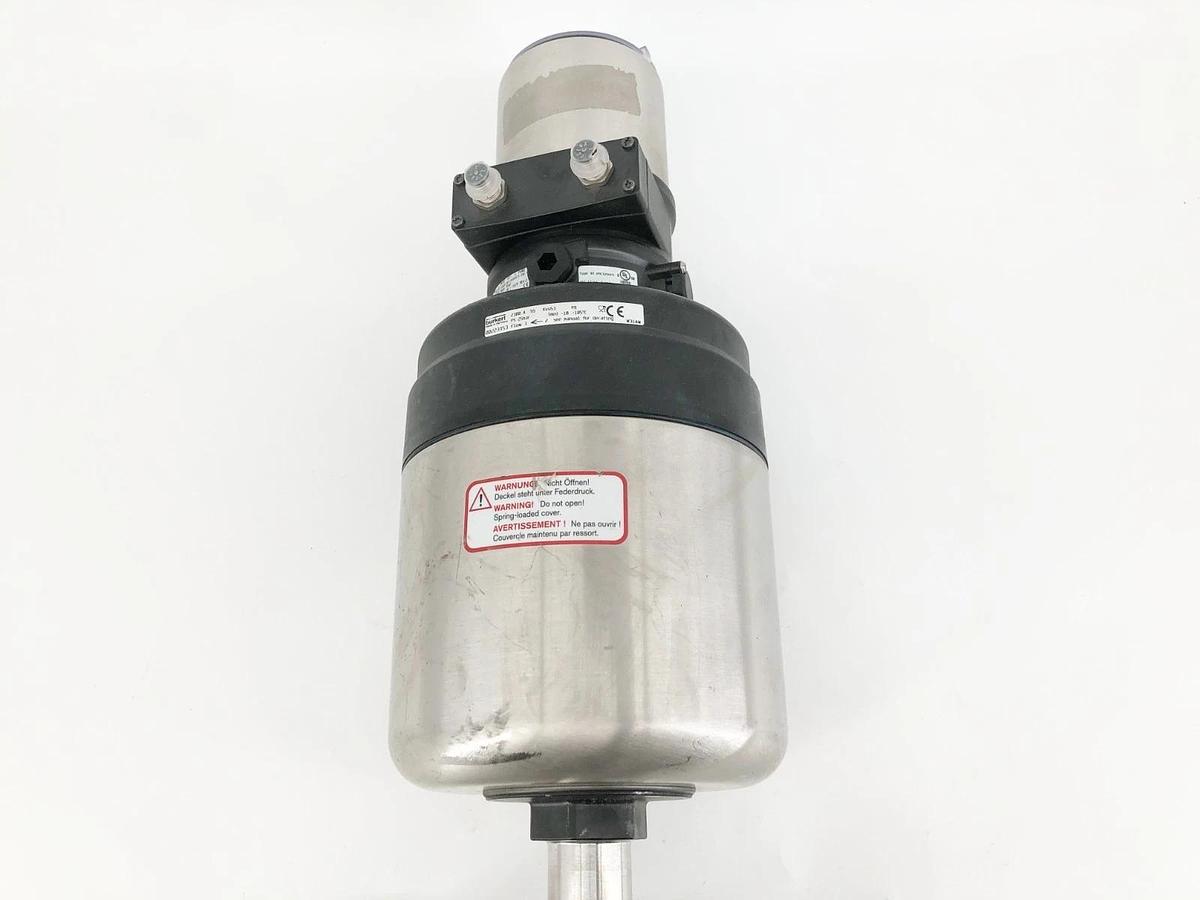 New Burkert 2300 A SS Kvs53 Angle Seat Valve w/ 8692-E2-..-L PU02 - No Box