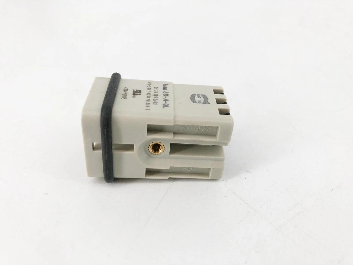 New Harting Han 8D-M-QL Connector Insert 10A 09360082632 - No Box