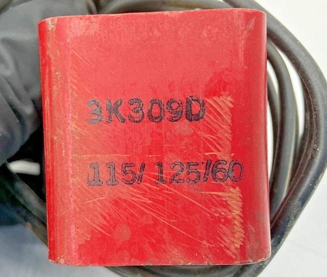 New 3K309D Coil 115/125/60 2-Wire 115/125VAC 50/60HZ 3K309D-115 - No Box