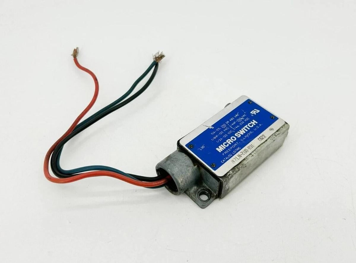 Used Honeywell Microswitch BZLN-200-RH Limit Switch 15A 125/250/480VAC