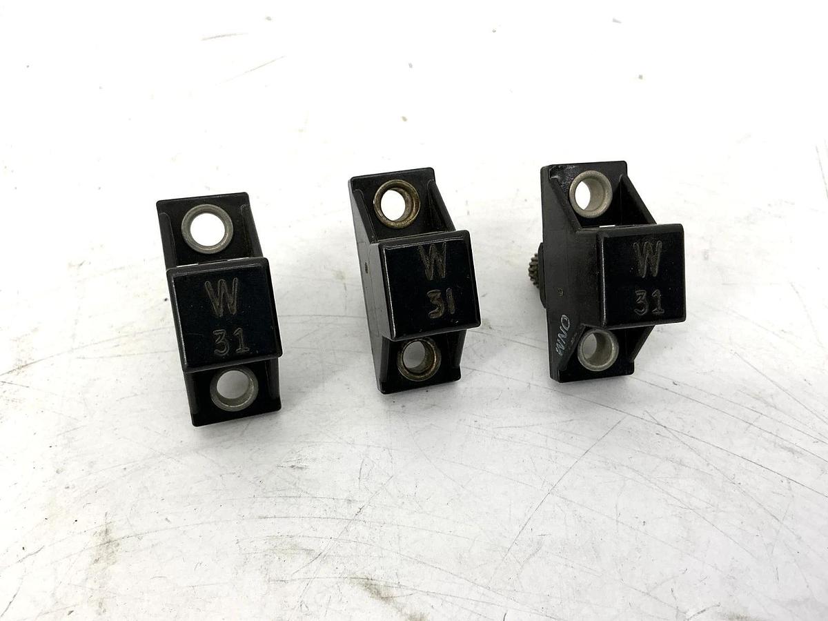 Used Lot of 3 Allen Bradley W31 Thermal Overload Relay Heater Element W-31
