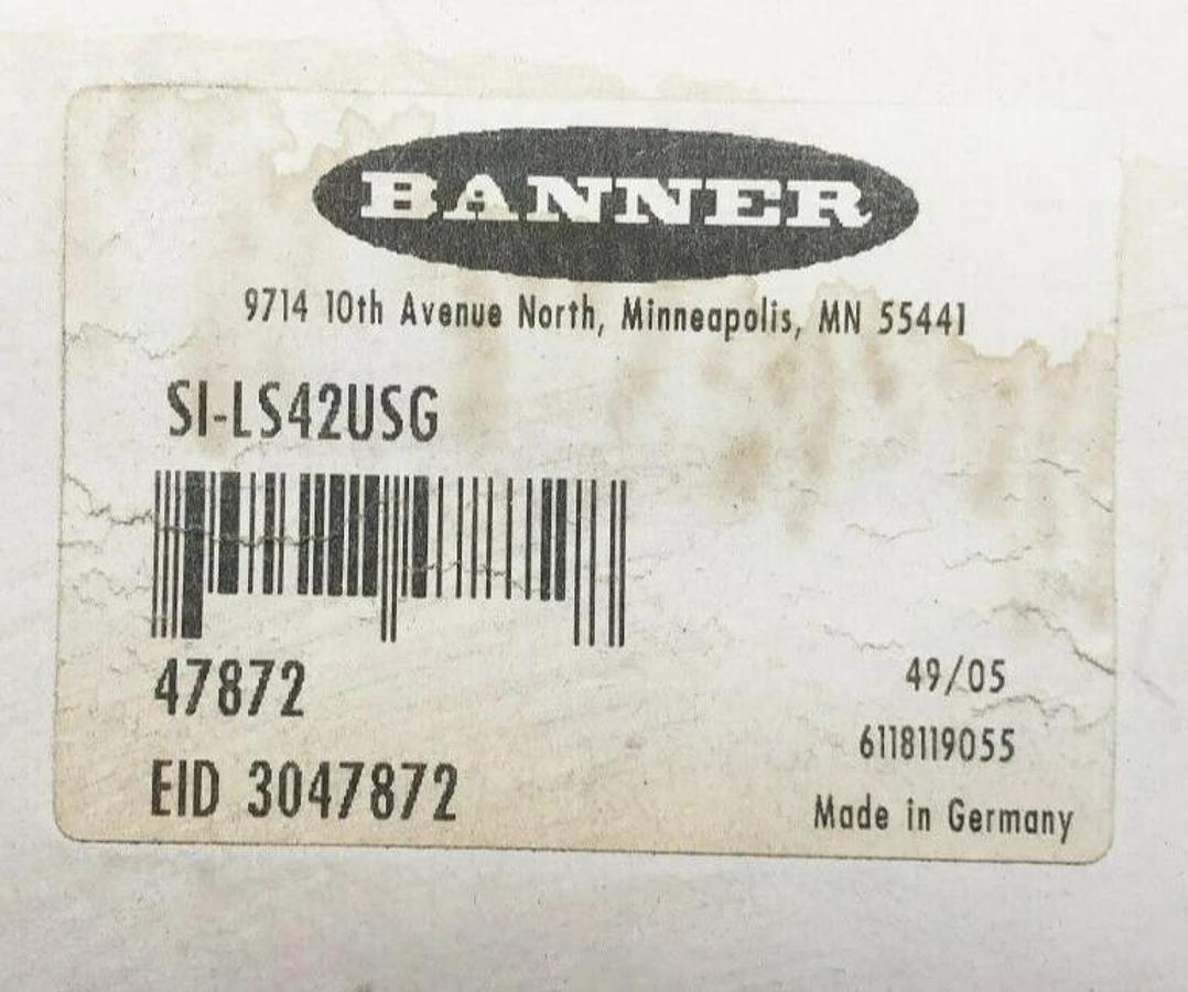 New Banner Engineering SI-LS42USG Interlock Switch Actuator 47872