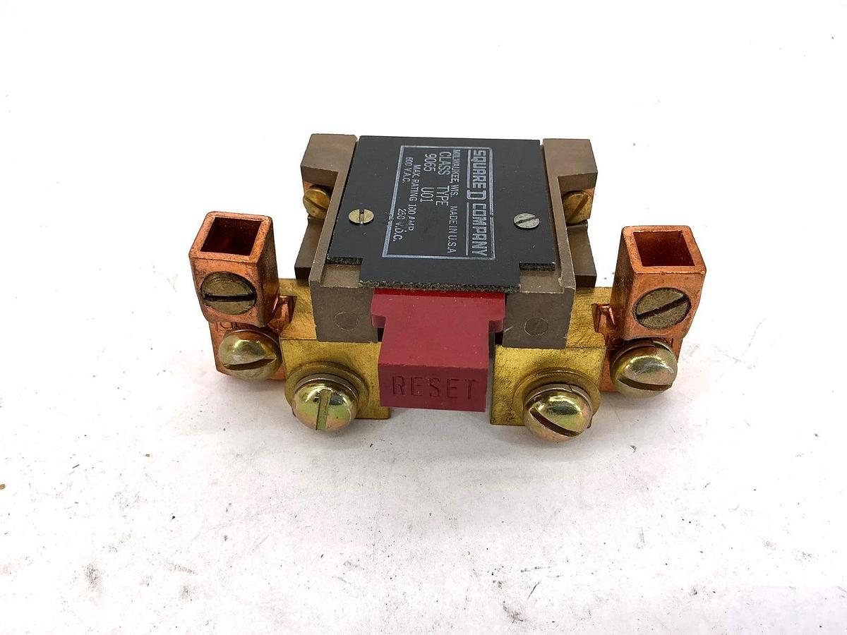 New Square D 9065-UO-1 Thermal Overload Relay Melting Alloy Open Type 100A 600V