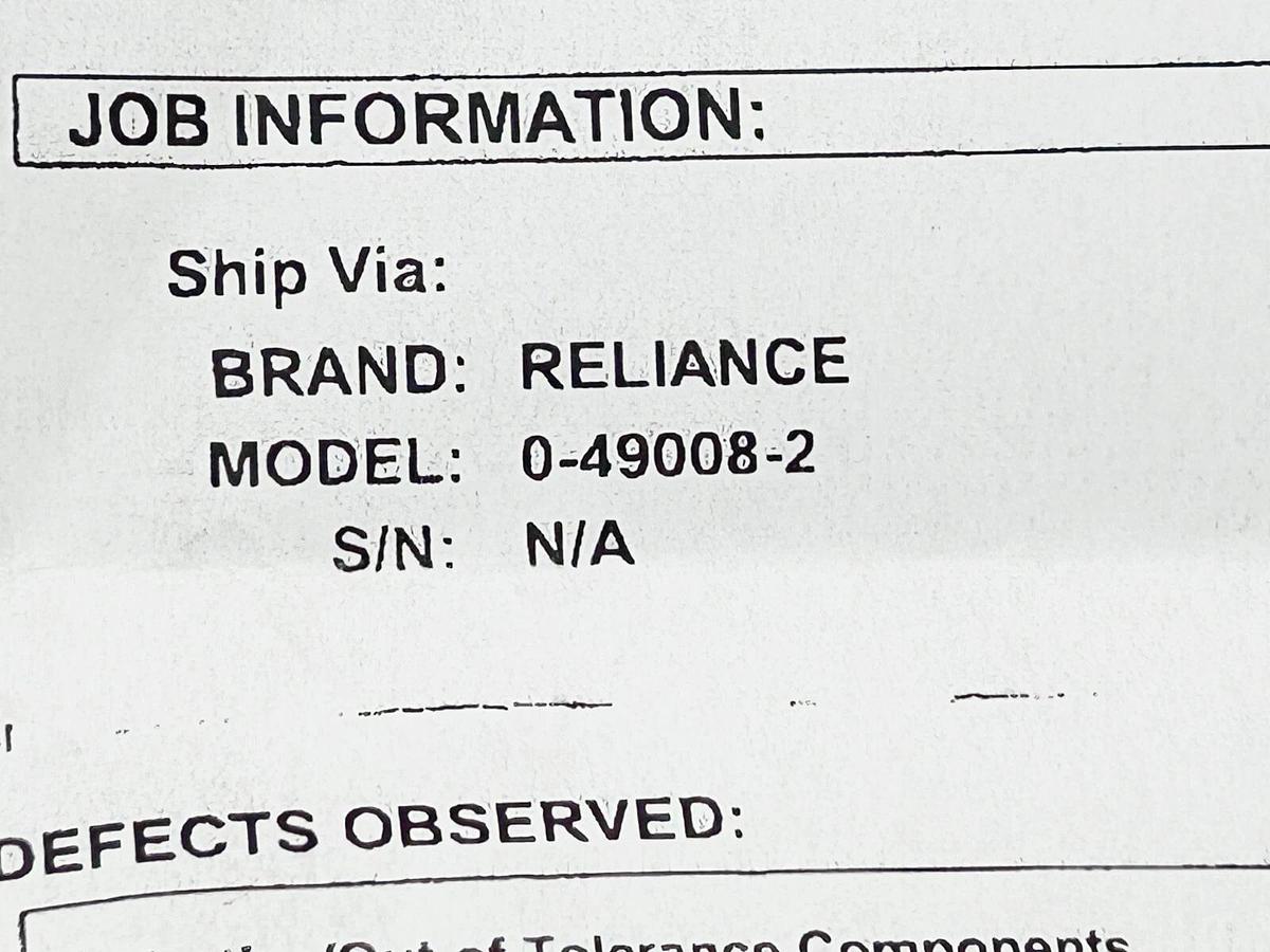 New Reliance 0-49008-2 Cardpak Limit Module - No Box