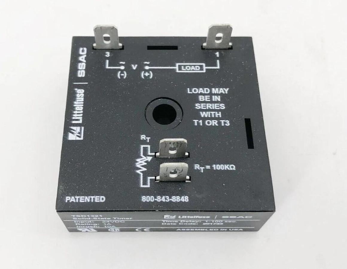 New Littelfuse TSD1321 Time Delay Relay 24VDC
