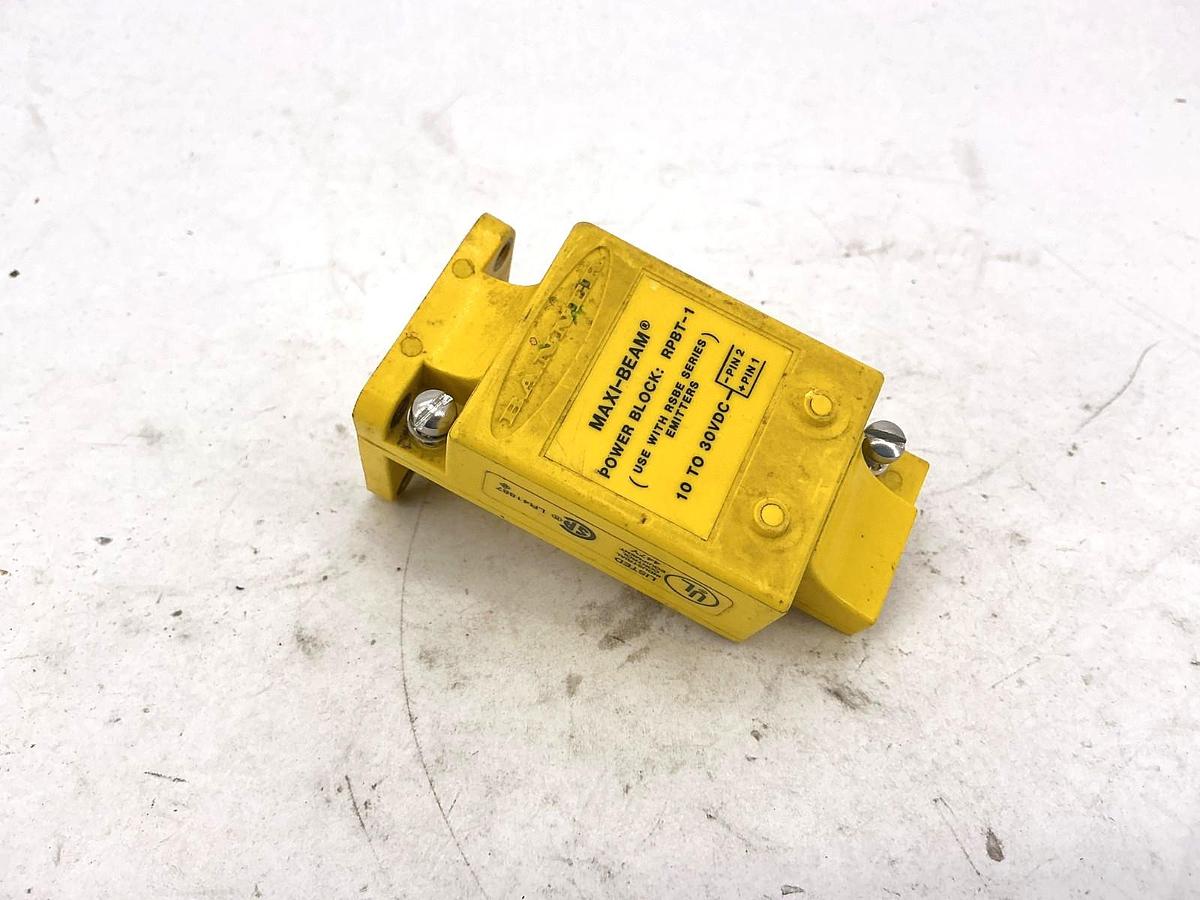 Used Banner Engineering RPBT-1 Maxi-Beam Power Block Wiring Chamber 10/30VDC 25697