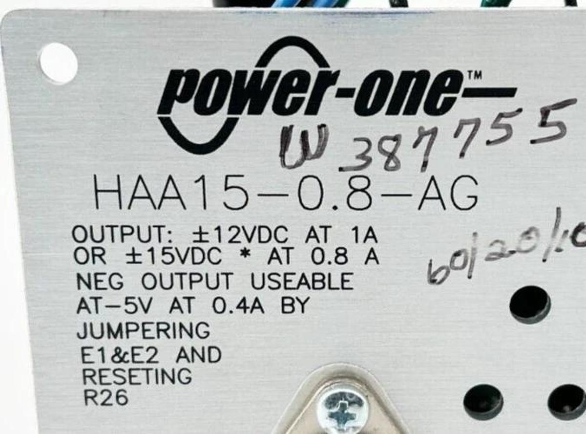 Used Power-One HAA15-0.8-AG Power Supply 12VDC