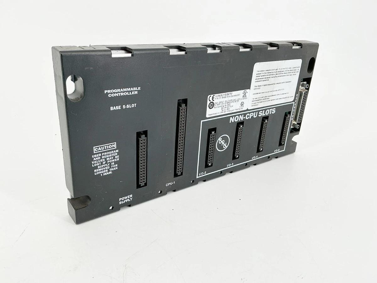 Used GE Fanuc IC693CHS397M 5 Slot Base EMI Enhanced