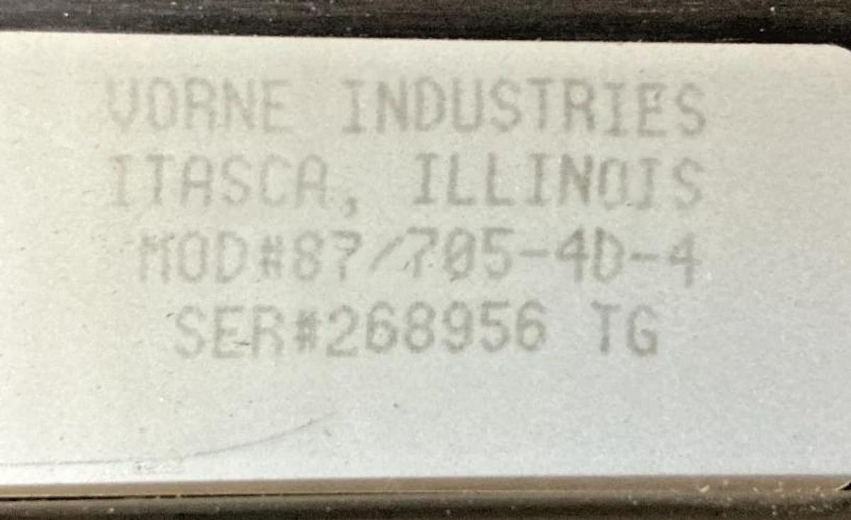 New Vorne Industries 87/705-4D-4 Digital Display Programmable Timer - No Box