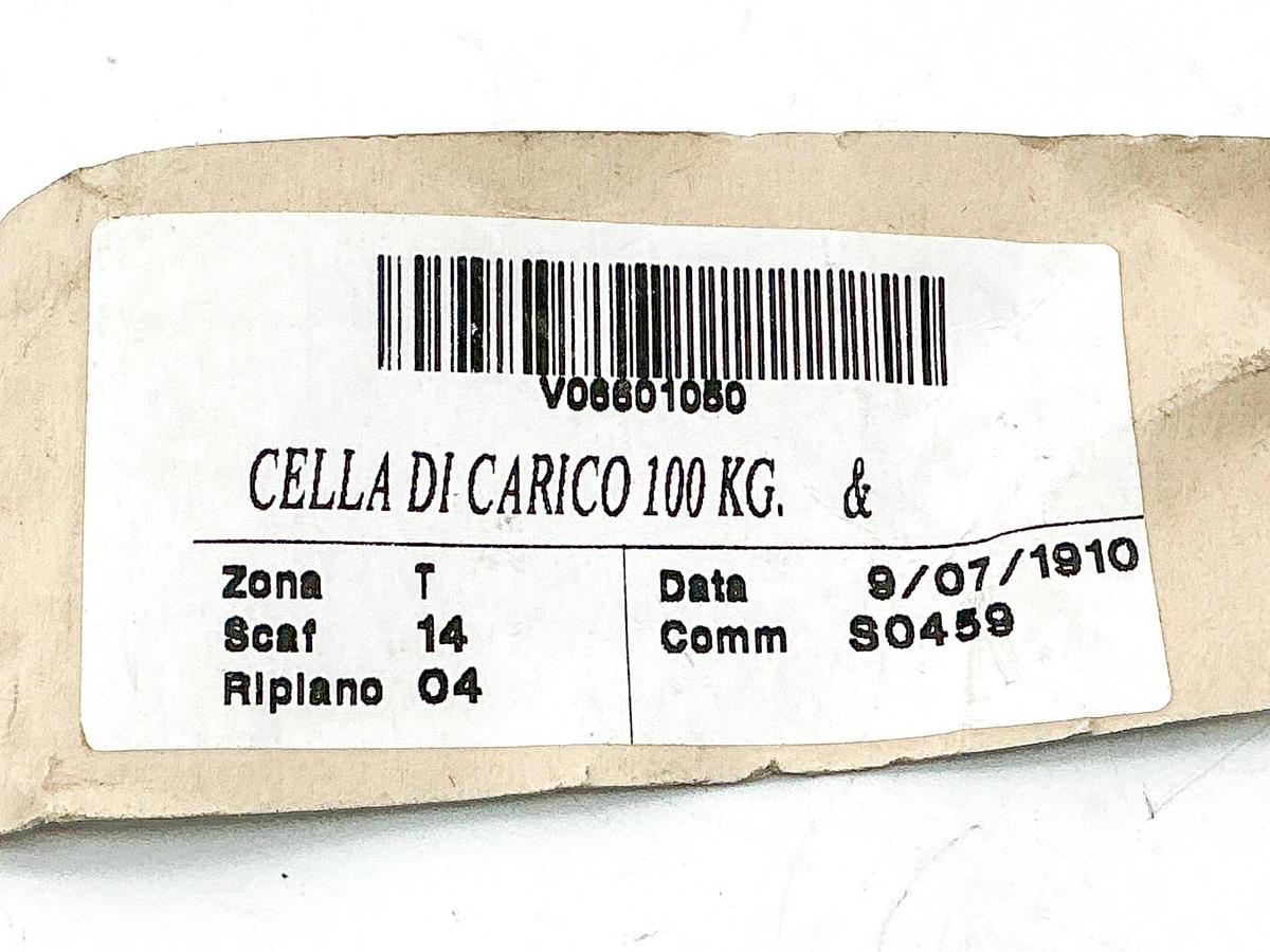 New NBC Elettronica CO-100-KG 100KG Load Cell Cella Di Carico V06601050 - No Bo