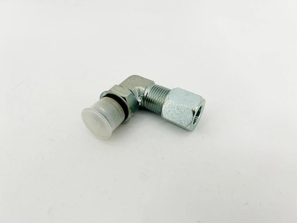 Lot of 4 New Y-FL-6801-08-08-NWO Elbows Male Flareless-Male Adjustable ORing 90