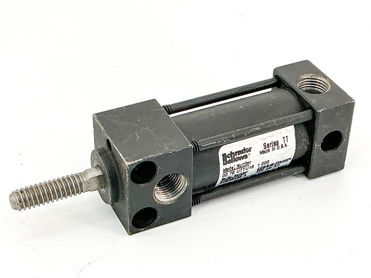 New Schrader Bellows 00.75UTTU16 Pneumatic Cylinder .75" Bore 1" Stroke - No Box