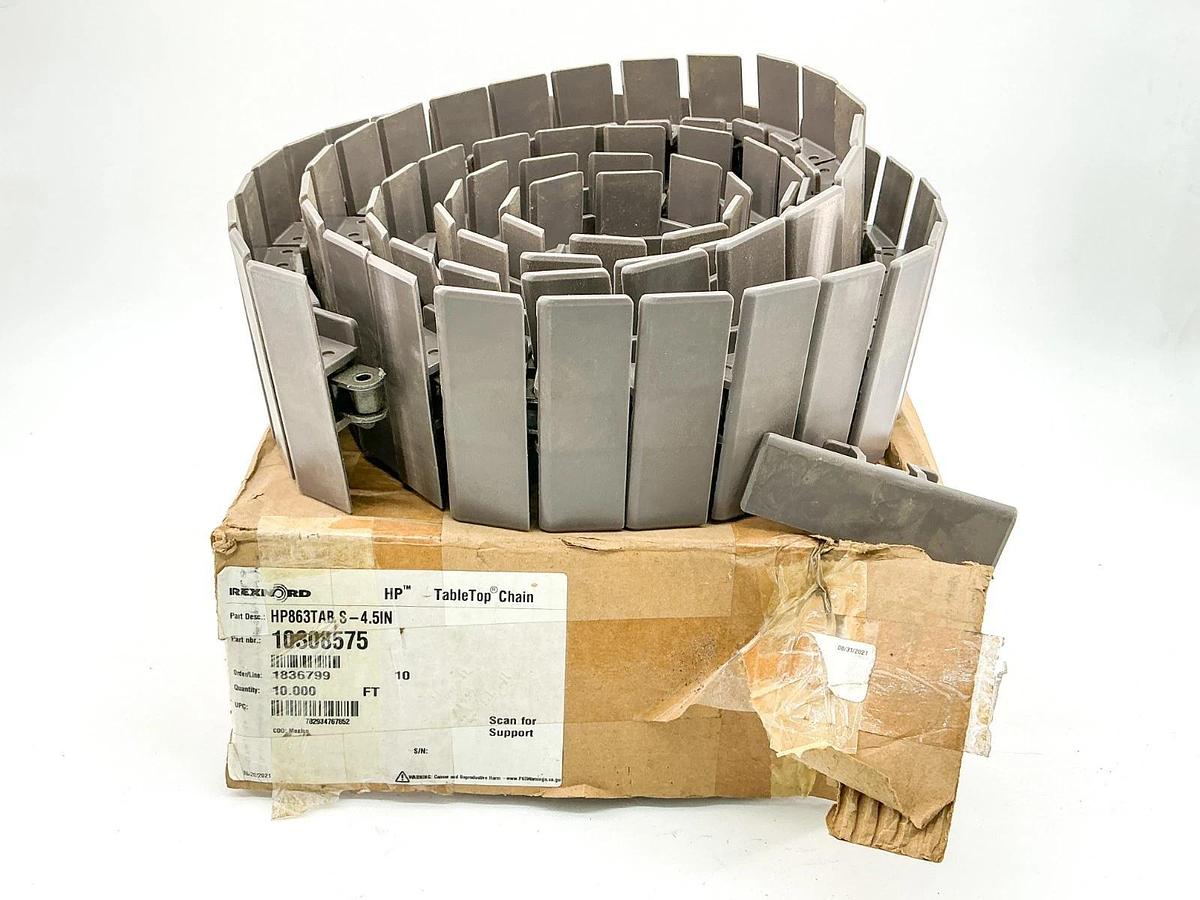 New HP863TAB S-4.5IN TableTop Chain 10FT 114.3mm Pitch 10308575