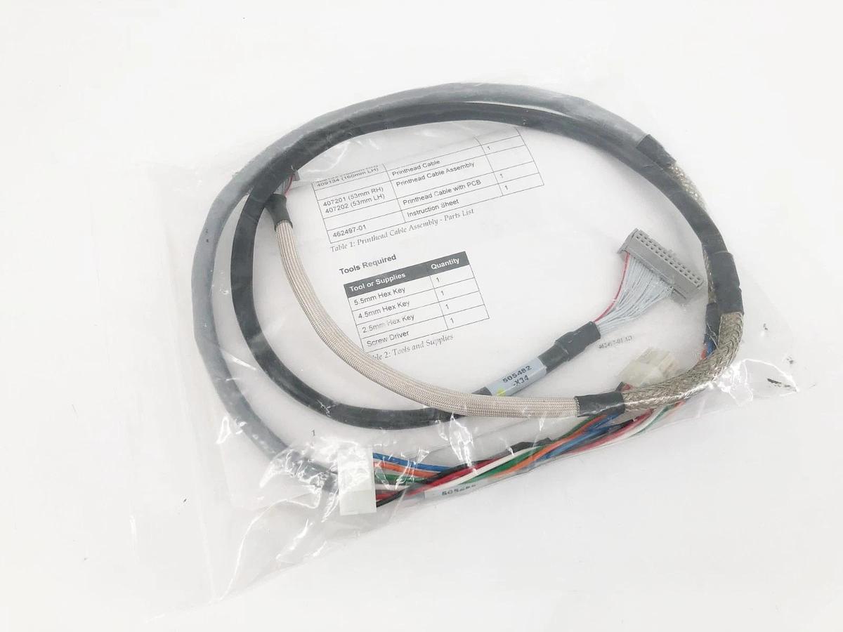 New Videojet 406357 Spare LPA RH Printhead Cable Rev AA