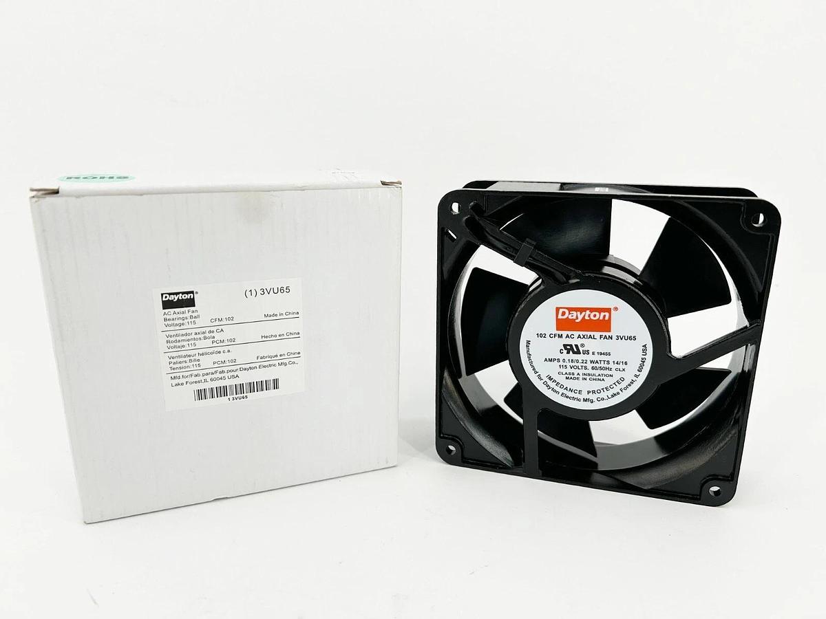 New Dayton 3VU65 AC Axial Fan 115V CFM:102