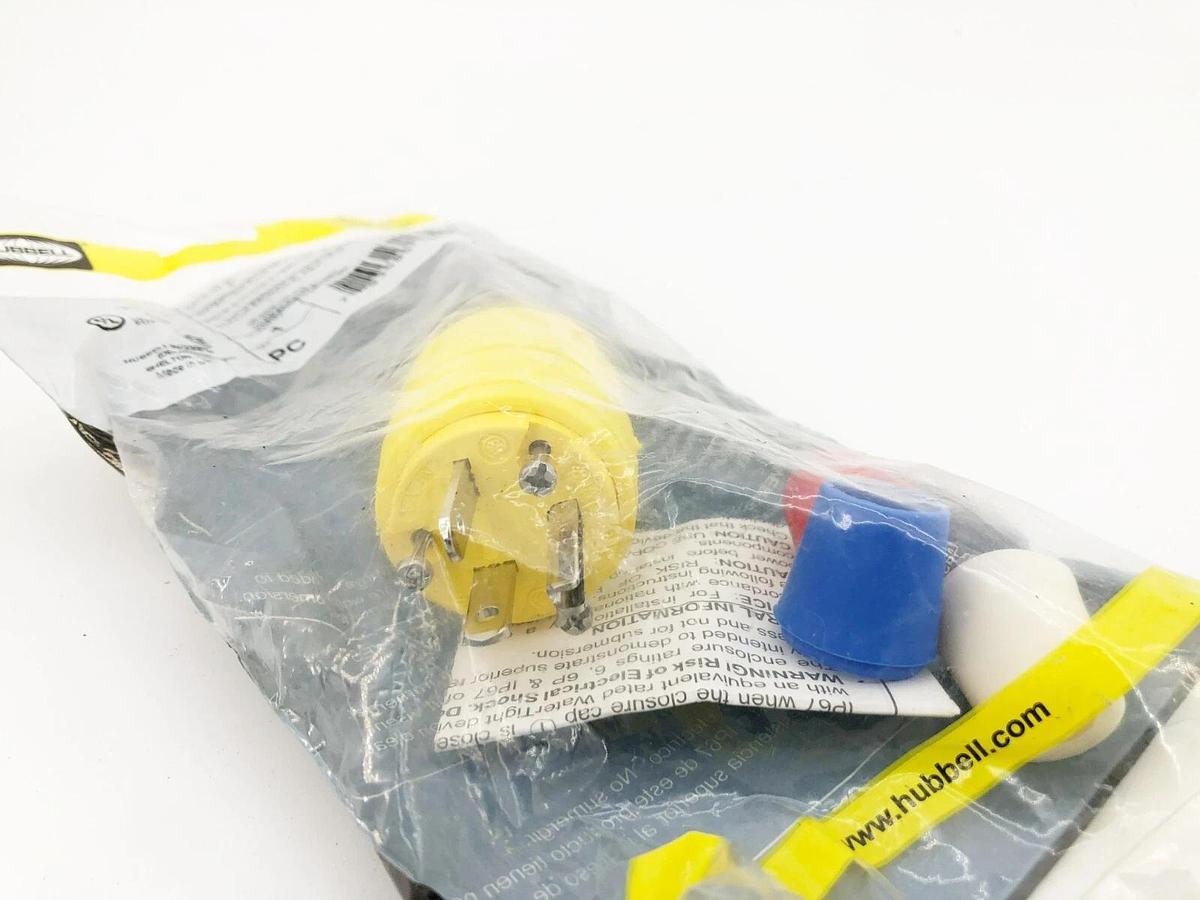 New Woodhead 14W33H Watertight Connector NEMA 5-20P 20A 125V