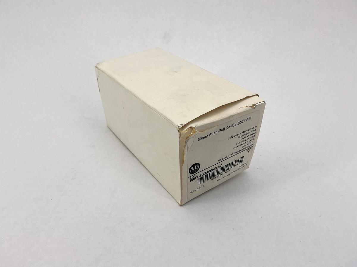New Allen Bradley 800T-FXMQ24XA7 Ser T 30mm Push-Pull Device 80T PB 3Pos
