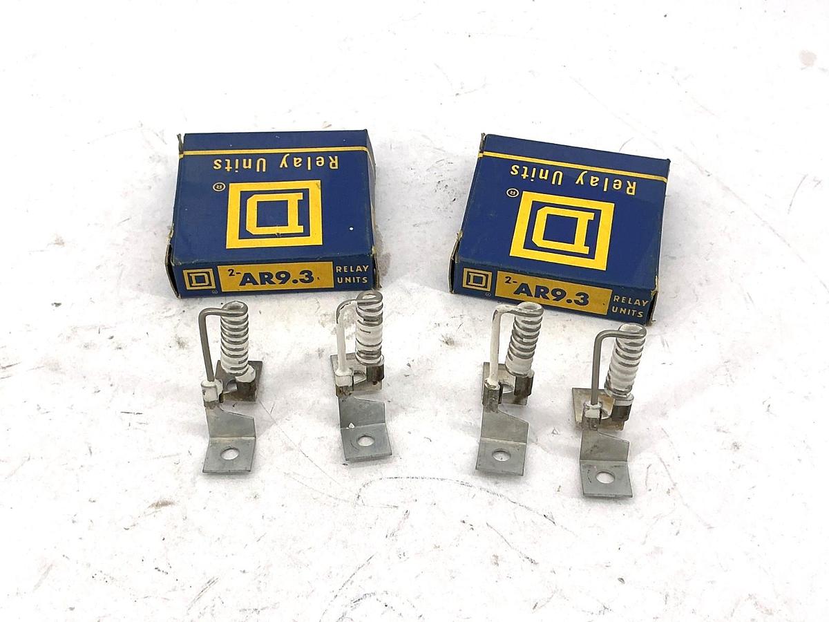 Lot of 2 New Square D 2-AR9.3 Overload Relay Thermal Unit QTY 2 Per Box