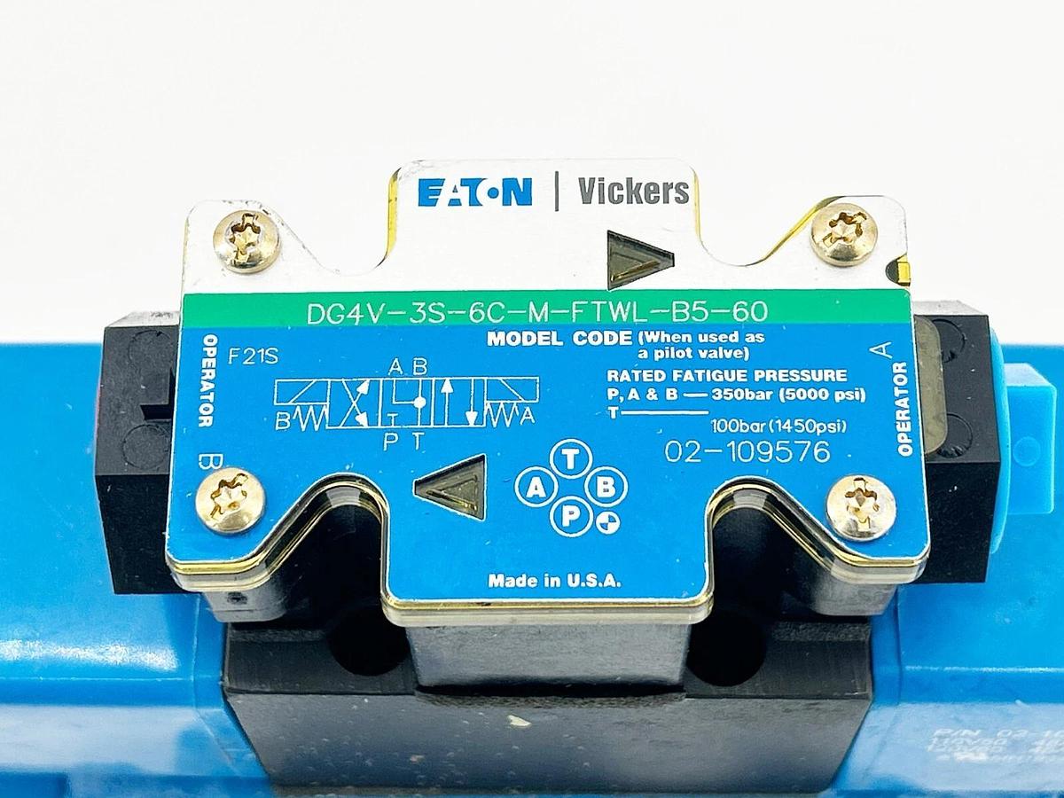 New Eaton Vickers DG5V-7-2C-T-M-FTWL-B5-40 Hydraulic Valve - No Box