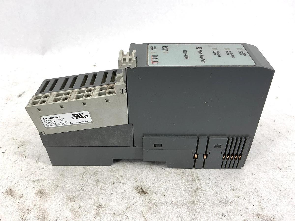 New Allen Bradley 1734-ADN Ser B Point I/O Network Adaptor 10A 24V - No Box