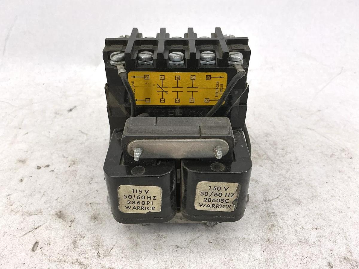 Used Warrick Controls Gems Sensors 1G1C0 Control Relay 2NO/1NC 115/150V 50/60HZ