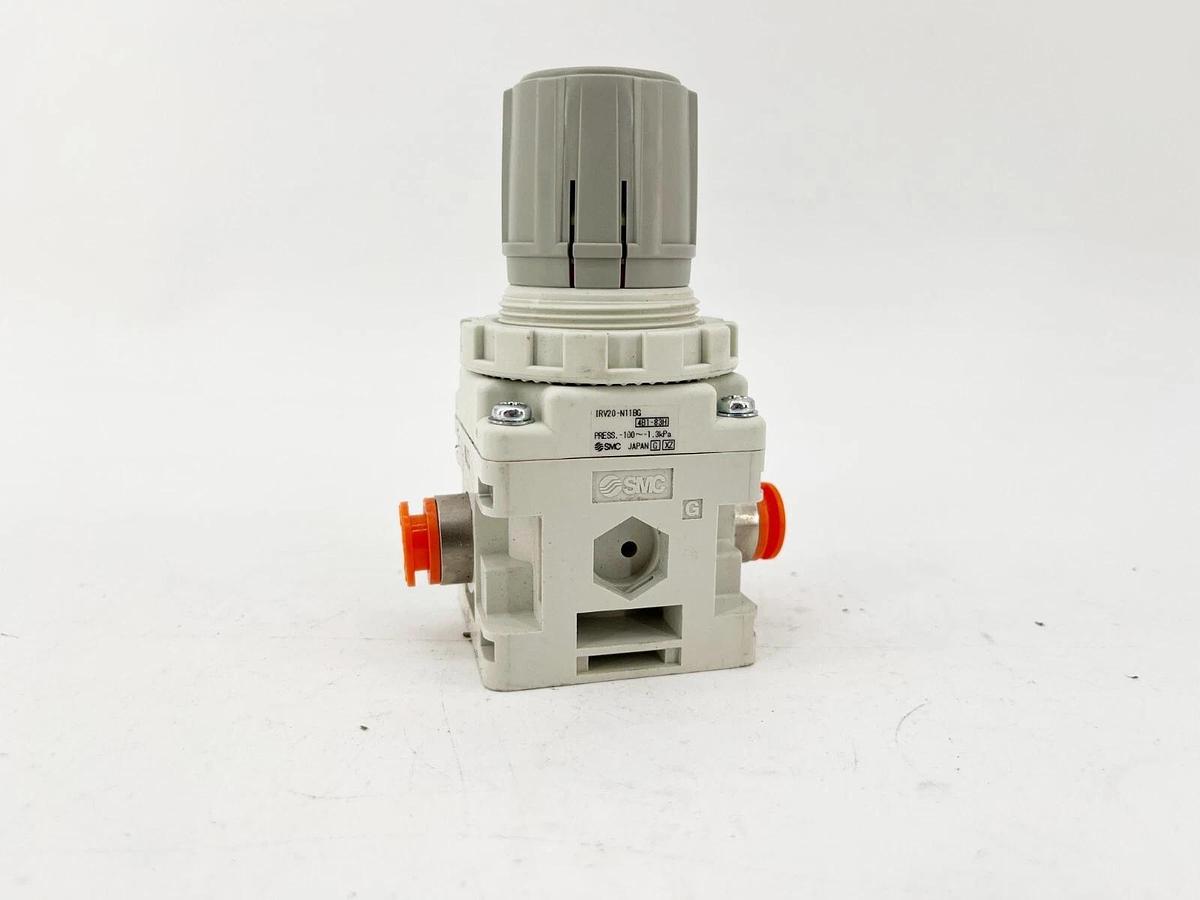 New SMC IRV20-N11BG Vacuum Pressure Regulator, -100 to -1.3kPa, 3/8" One-Touch